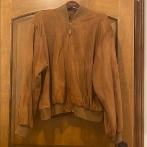 Coach Suede Bomber Jacket!